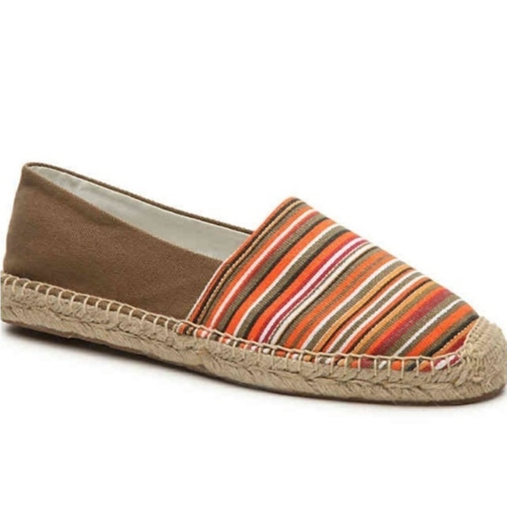 Sam Edelman Verona Striped Espadrille Slip On Flats Size 10/40